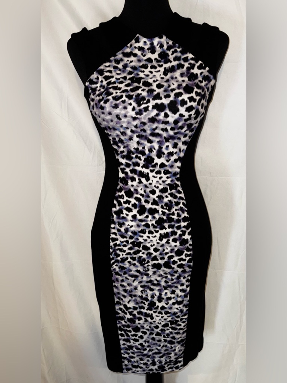 Cache Animal Print Bodycon Dress